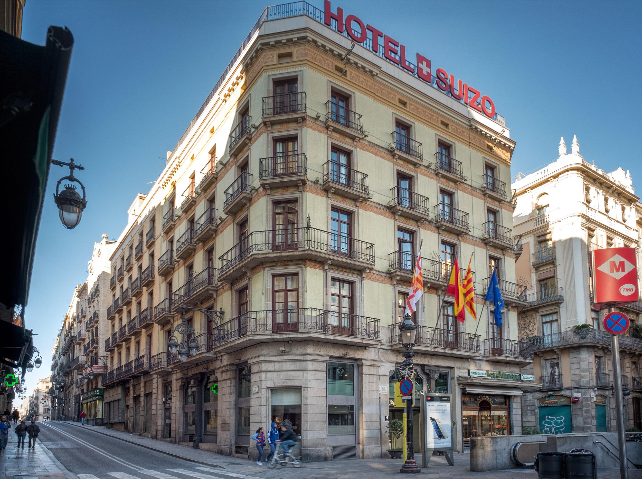 Hotel Suizo Barcelona Exterior foto